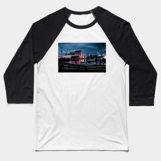 Nightlife Lights in the City Baseball T-Shirt